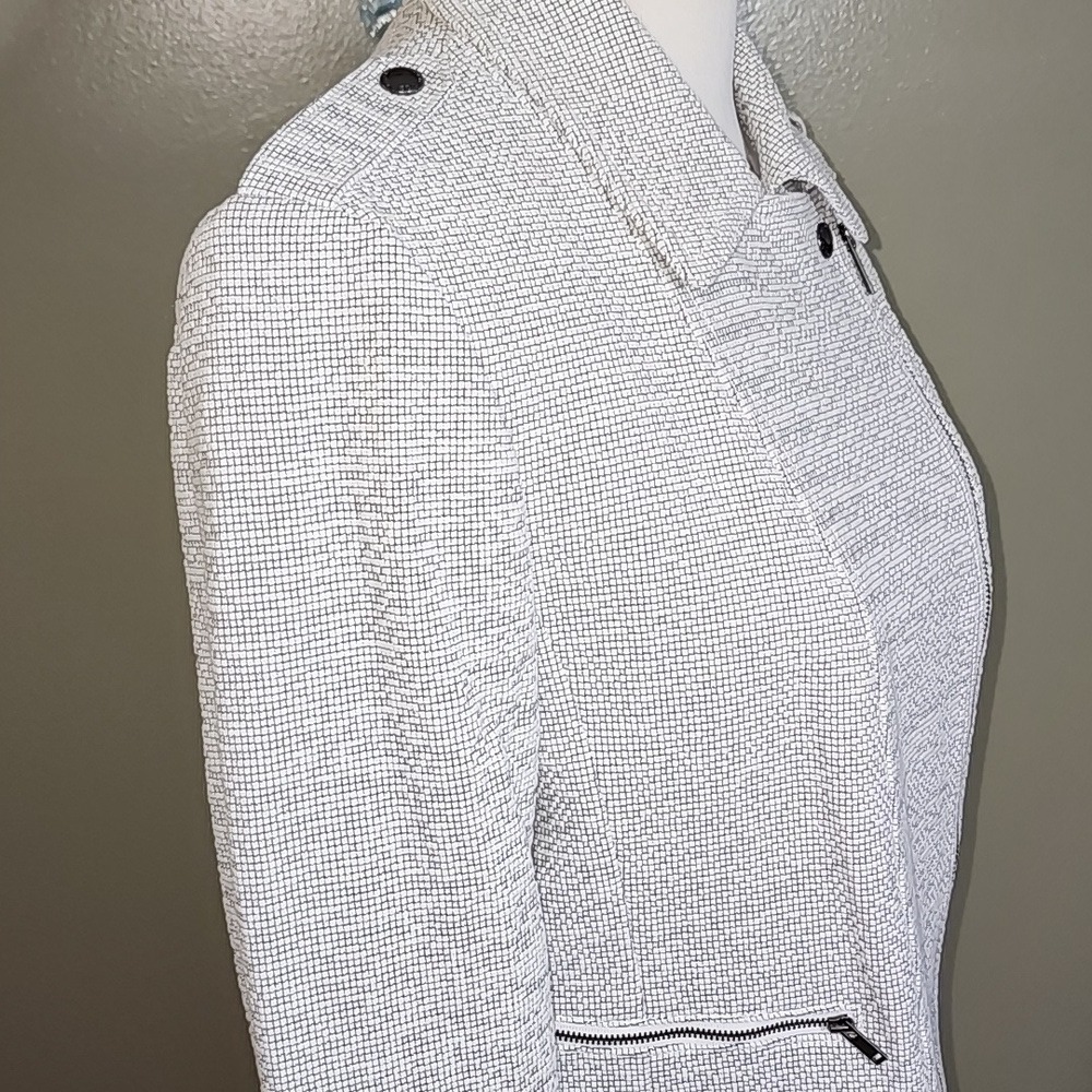 NWT Banana Republic Cropped Moto Jacket Size 14 - Picture 10 of 15